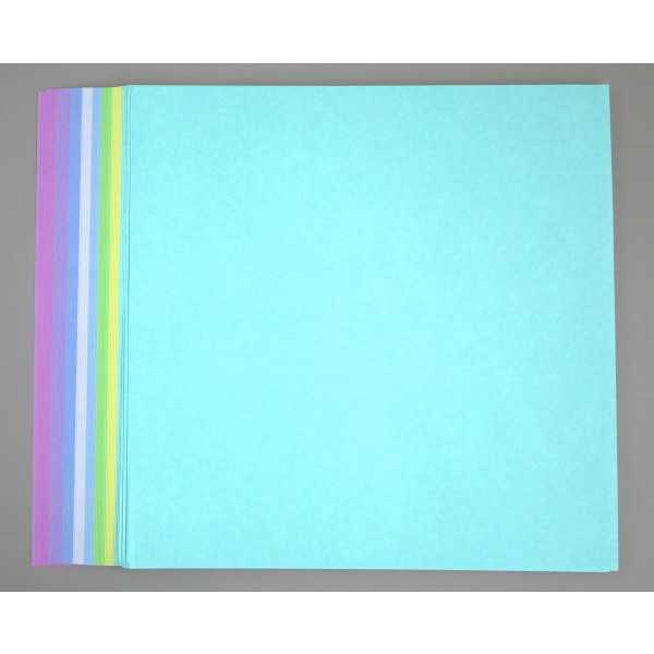 デザインペーパー クールカラー 15×15cm 48枚入 (100円ショップ 100円均一 100均一 100均)
