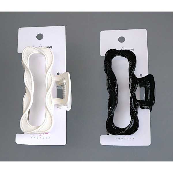 バンスクリップ ステッチ ［色指定不可］ (100円ショップ 100円均一 100均一 100均)