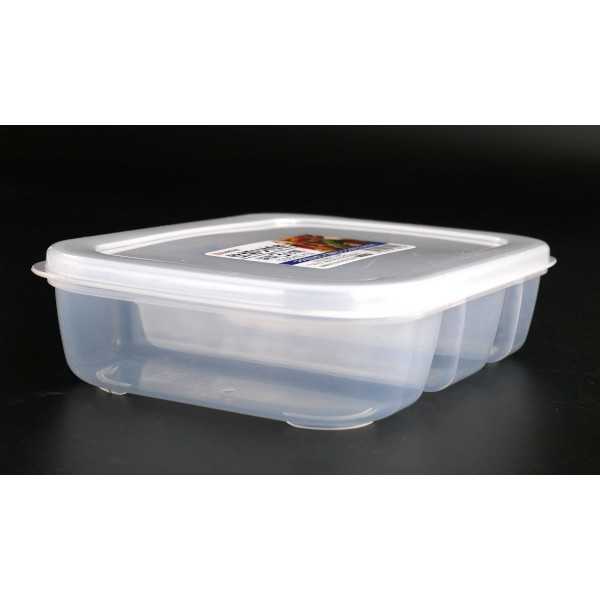 小分け保存パックC 深型3分割(230ml×3) (100円ショップ 100円均一 100均一 100均)