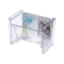 洗面鏡ナナメスタンド クリアー 11.7×7.2×高さ9cm (100円ショップ 100円均一 100均一 100均)