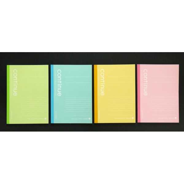 A5ノート カラーコンティニュー A罫 60枚 ［色指定不可］ (100円ショップ 100円均一 100均一 100均)