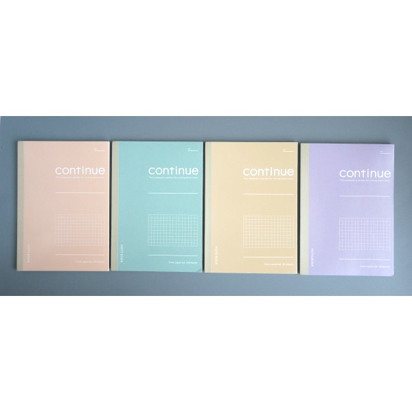 A5ノート スモーキーコンティニュー 方眼罫 60枚 ［色指定不可］ (100円ショップ 100円均一 100均一 100均)