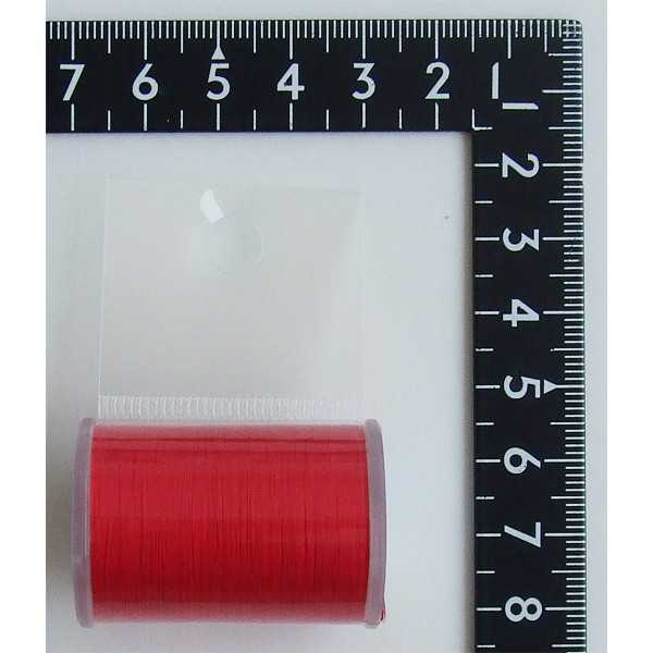 ダルマ合繊ミシン糸 赤 #60/100m (100円ショップ 100円均一 100均一 100均)
