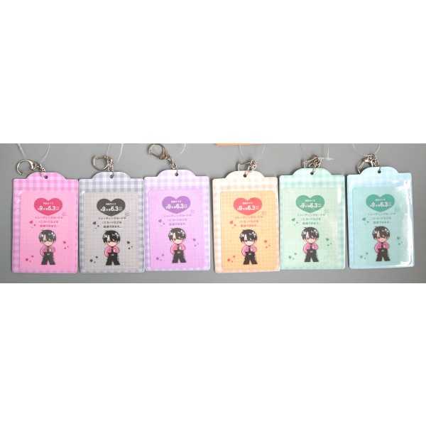 カードケースキーホルダー カップケーキ柄 推しハピ ［色指定不可］ (100円ショップ 100円均一 100均一 100均)