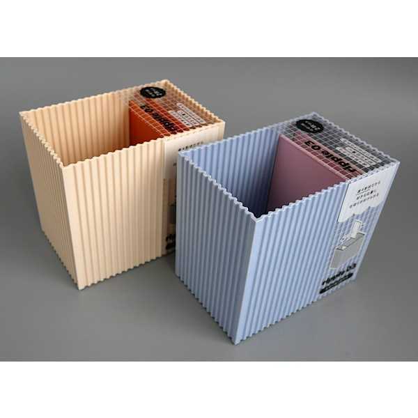 仕切りケース リップル03 ポップ 8×12.1×高さ11.1cm ［色指定不可］ (100円ショップ 100円均一 100均一 100均)