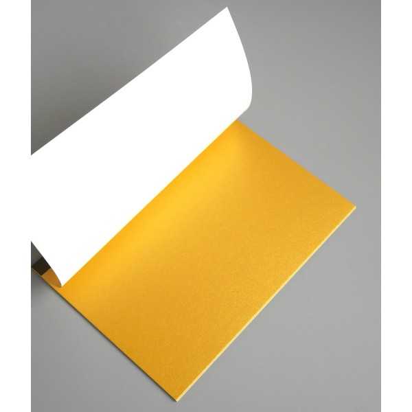 色画用紙 きん 12.5×17.5cm 6枚入 (100円ショップ 100円均一 100均一 100均)