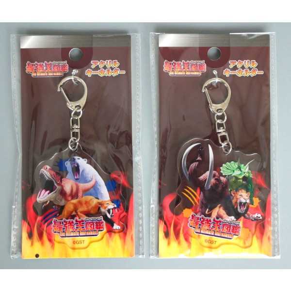 最強王図鑑 アクリルキーホルダー ［種類指定不可］ (100円ショップ 100円均一 100均一 100均)