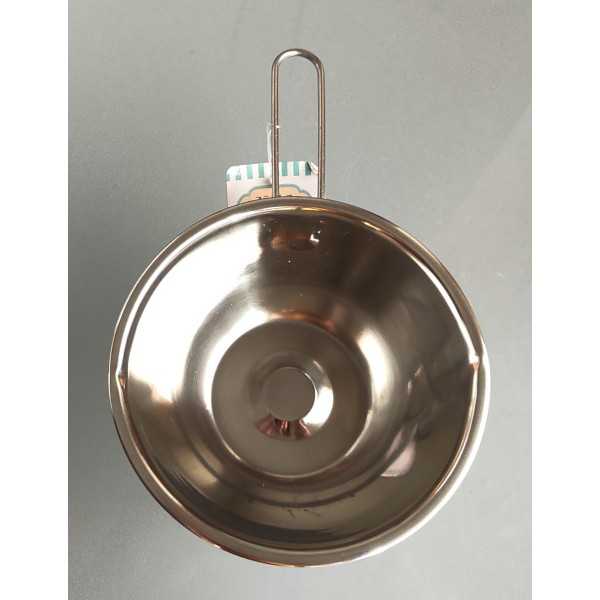 ステンレス手付ボウル 13cm (100円ショップ 100円均一 100均一 100均)