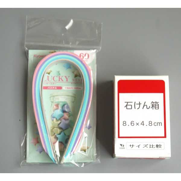 ラッキースター ミックス 12mm 60枚入 ［色指定不可］ (100円ショップ 100円均一 100均一 100均)