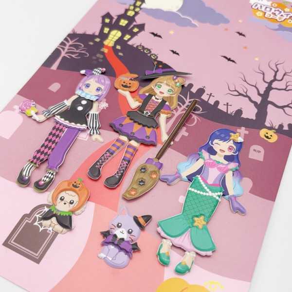 おきがえBIGシール ハロウィンコーデ (100円ショップ 100円均一 100均一 100均)