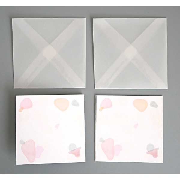 アルバムレターセット じゃばら便せん2枚/封筒2枚入 (100円ショップ 100円均一 100均一 100均)