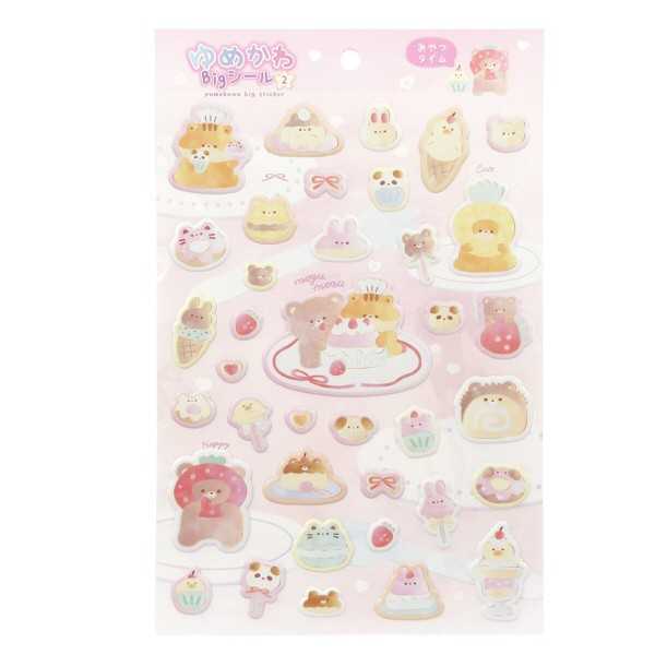ゆめかわBIGシール2 ［種類指定不可］ (100円ショップ 100円均一 100均一 100均)
