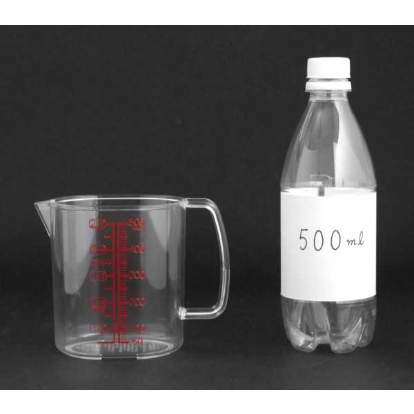 お米もはかれる計量カップ 500ml (100円ショップ 100円均一 100均一 100均)
