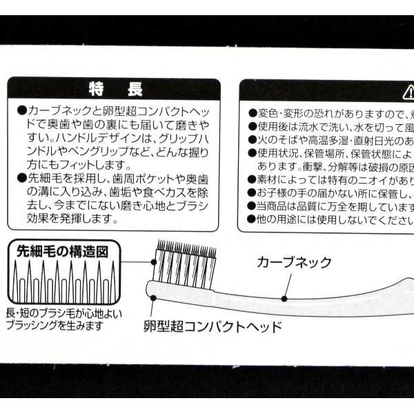 歯ブラシ デンタルケア 先細毛 ふつう 2本入 (100円ショップ 100円均一 100均一 100均)