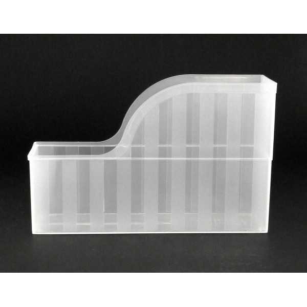 A4バインダースタンド クリア 9.1×25.8×高さ16.4cm (100円ショップ 100円均一 100均一 100均)