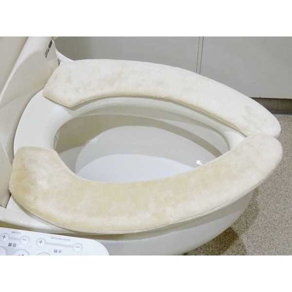 ペタポンふっくら便座シート ボアタイプ ベージュ