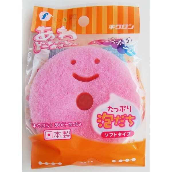 キッチンスポンジ キクロンf あわどーなっちょ (100円ショップ 100円均一 100均一 100均)
