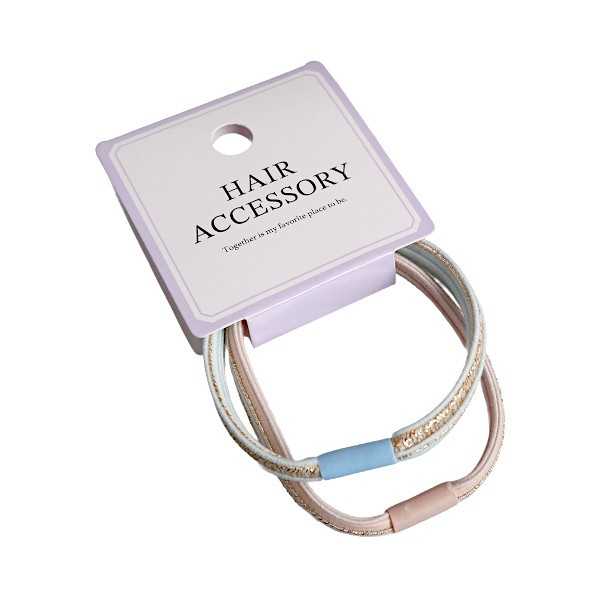 リングフラット ラメ 2個入 ［色指定不可］ (100円ショップ 100円均一 100均一 100均)