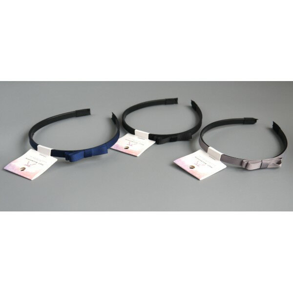 カチューシャ ベーシックリボン ［色指定不可］ (100円ショップ 100円均一 100均一 100均)