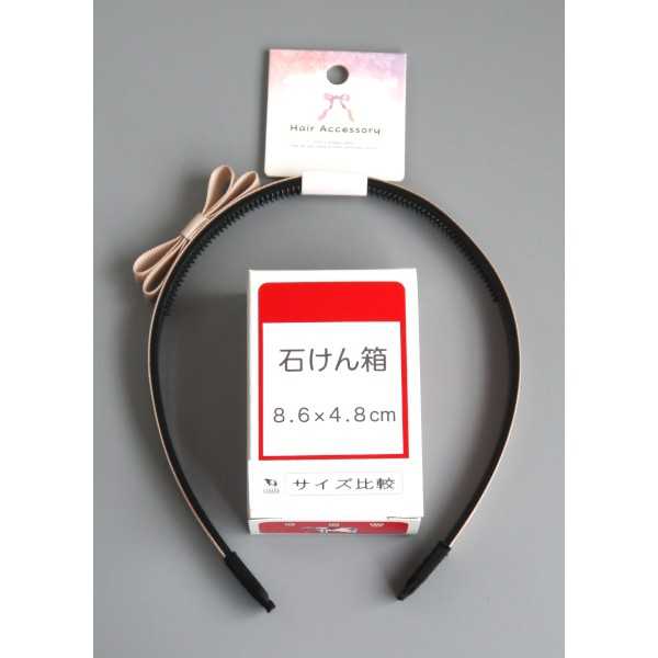 カチューシャ ベーシックリボン ガーリー ［色指定不可］ (100円ショップ 100円均一 100均一 100均)