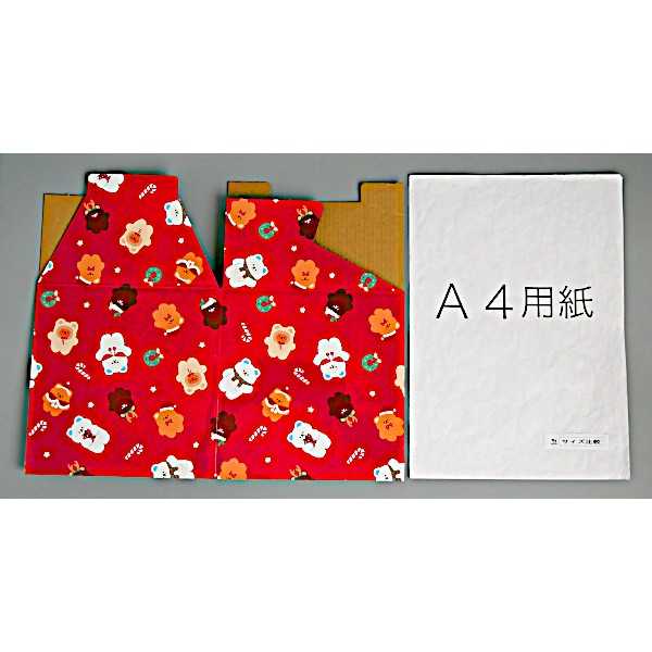 ギフトボックス クリスマスクマ柄 18×19×18cm ［色柄指定不可］ (100円ショップ 100円均一 100均一 100均)