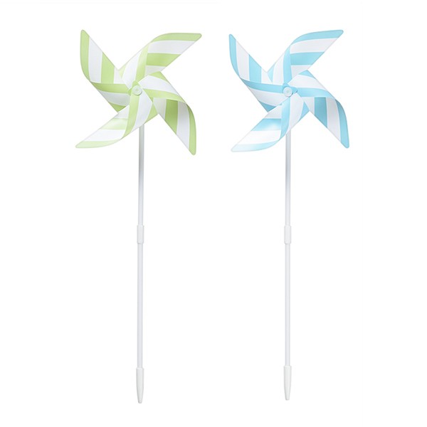 風車 組み立てタイプ 18cm ［色指定不可］ (100円ショップ 100円均一 100均一 100均)