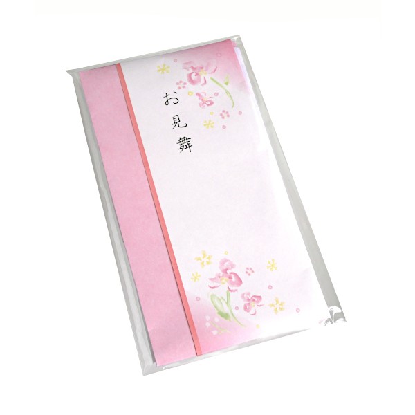 フラワー多当金封 御見舞 2枚入 (100円ショップ 100円均一 100均一 100均)