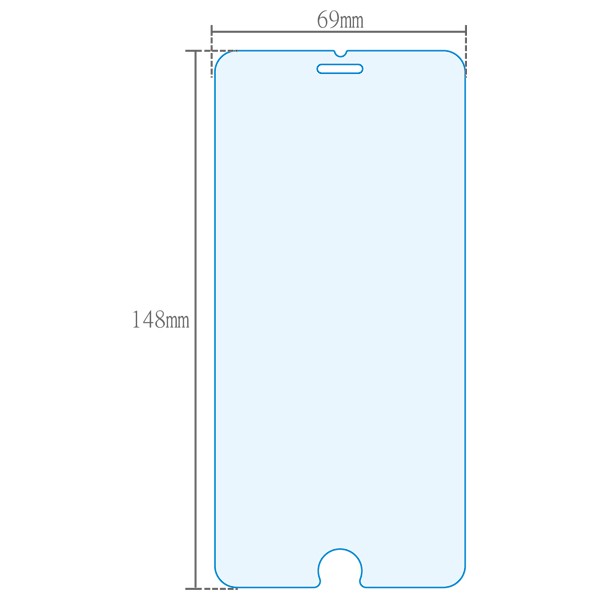 iPhone8/7/6s/6(Plus)�ѥ��饹�ݸ�ե���� 5.5����� (100�ߥ���å� 100�߶Ѱ� 100�Ѱ� 100��)