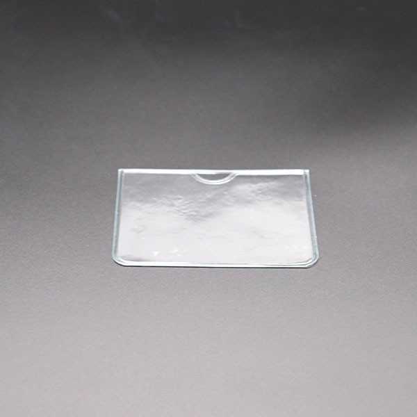 ソフトカードケース B8サイズ対応 7.4×10.1cm 3枚入 (100円ショップ 100円均一 100均一 100均)