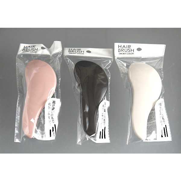 ヘアブラシ くすみカラー ［色指定不可］ (100円ショップ 100円均一 100均一 100均)