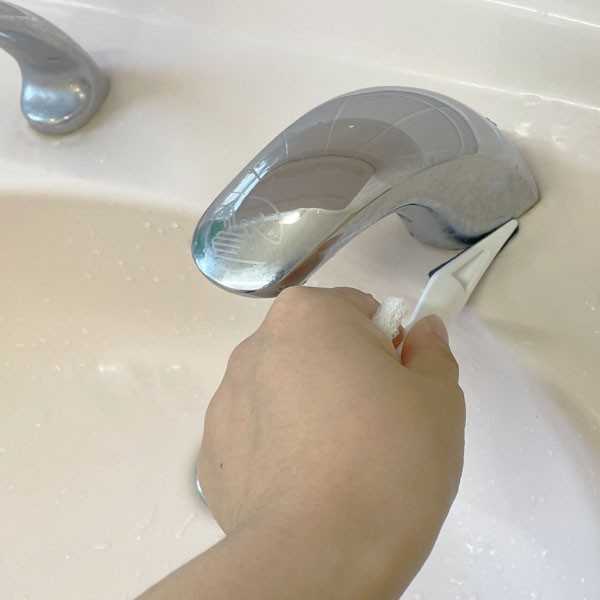 メッシュ状研磨材付スティック (100円ショップ 100円均一 100均一 100均)