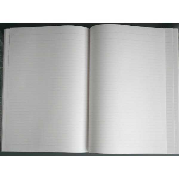 クラフトノート B罫 セミB5 6mm×35行 40枚 (100円ショップ 100円均一 100均一 100均)