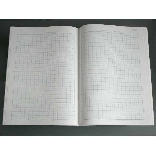 セミB5ノート 5mm方眼罫 グリーン 40枚 (100円ショップ 100円均一 100均一 100均)