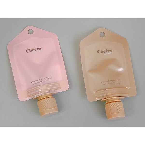 吊るせるつめかえパウチ 容量30ml 2枚入 (100円ショップ 100円均一 100均一 100均)