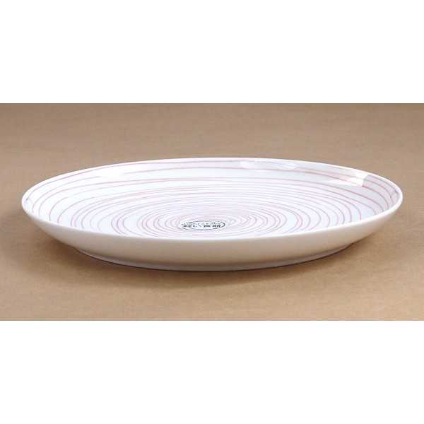 平皿 Fairy軽い器 ピンク 直径19cm ※訳あり品