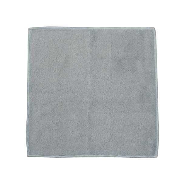 ふんわりハンドタオル ライトグレー 30×30cm (100円ショップ 100円均一 100均一 100均)