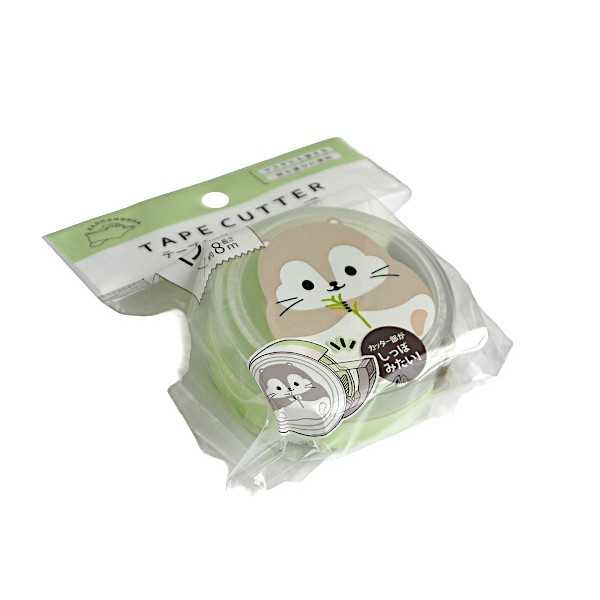 テープカッター エゾモモンガ柄 直径6.4×2.7cm (100円ショップ 100円均一 100均一 100均)