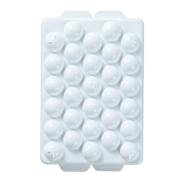 製氷トレー 小さな丸型 30個取 14.2×22.2×高さ2.8cm (100円ショップ 100円均一 100均一 100均)