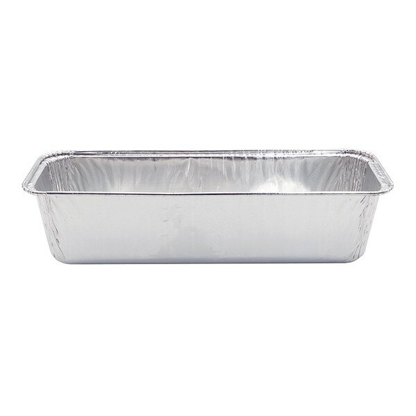 アルミタイプ パウンドケーキ型 ロングサイズ(24×8×高さ6cm) 2個入 (100円ショップ 100円均一 100均一 100均)