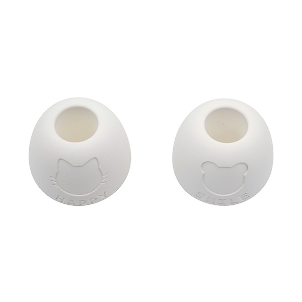 珪藻土歯ブラシ立て ネコ・クマ ［柄指定不可］ (100円ショップ 100円均一 100均一 100均)