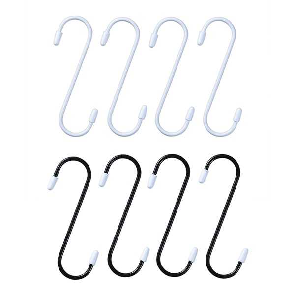 スチールSかけフック スリム 4個入 ［色指定不可］ (100円ショップ 100円均一 100均一 100均)