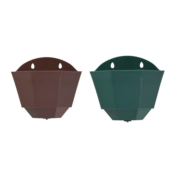 壁掛けプランター 15.5×11×高さ14cm ［色指定不可］ (100円ショップ 100円均一 100均一 100均)