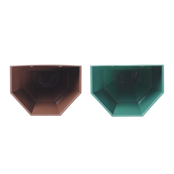 壁掛けプランター 15.5×11×高さ14cm ［色指定不可］ (100円ショップ 100円均一 100均一 100均)