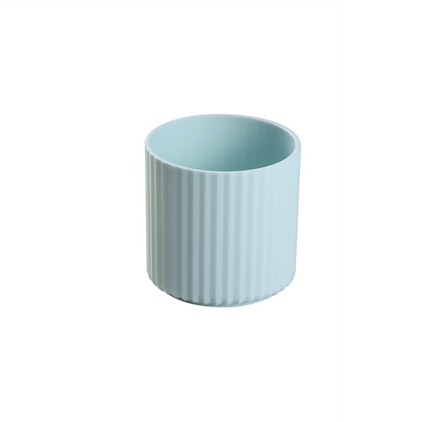 プランター マカロンカラー 直径8×高さ7.8cm ［色指定不可］ (100円ショップ 100円均一 100均一 100均)