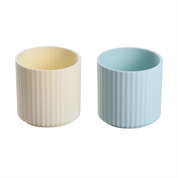 プランター マカロンカラー 直径8×高さ7.8cm ［色指定不可］ (100円ショップ 100円均一 100均一 100均)