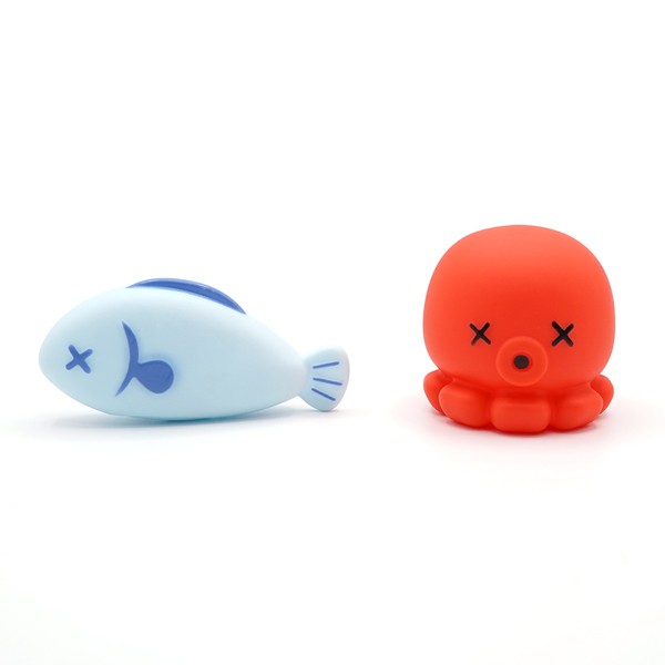 ペット用PVCおもちゃ さかな・たこ ［種類指定不可］ (100円ショップ 100円均一 10...