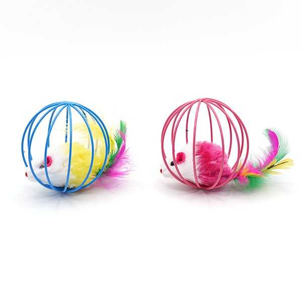 ねこ用コロコロおもちゃ ［色指定不可］ (100円ショップ 100円均一 100均一 100均)