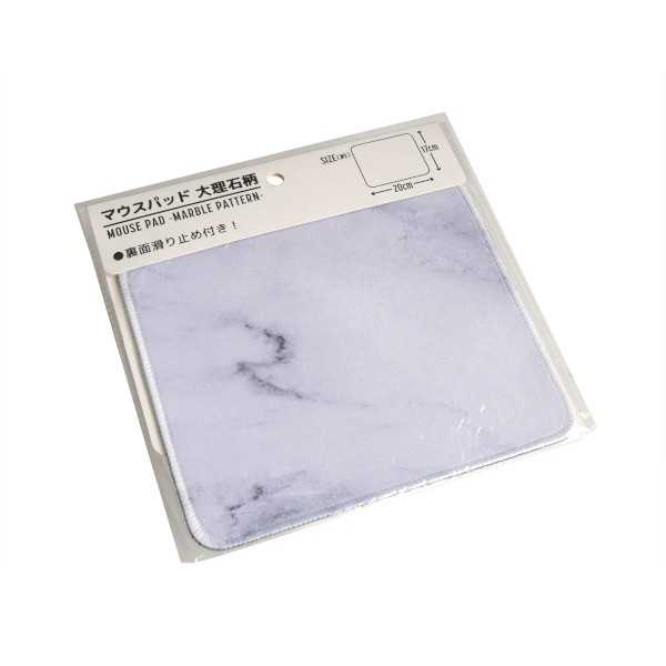 マウスパッド 大理石柄 20×17cm ［色柄指定不可］ (100円ショップ 100円均一 100均一 100均)