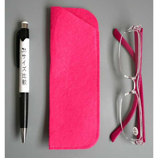 ケース付き老眼鏡 +2.5 ［色指定不可］ (100円ショップ 100円均一 100均一 100均)