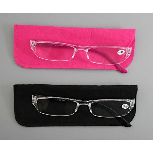 ケース付き老眼鏡 +3.0 ［色指定不可］ (100円ショップ 100円均一 100均一 100均)